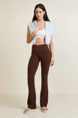 Groove Nulu Foldover-Waist Flared Pant